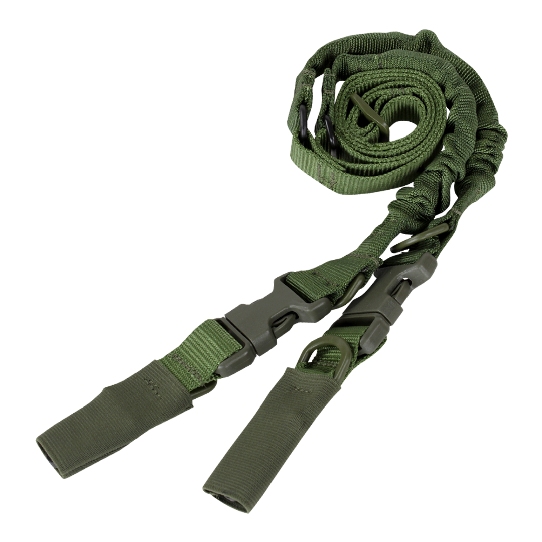 Sangle Condor — CBT 2-Point Bungee Sling — Vert olive