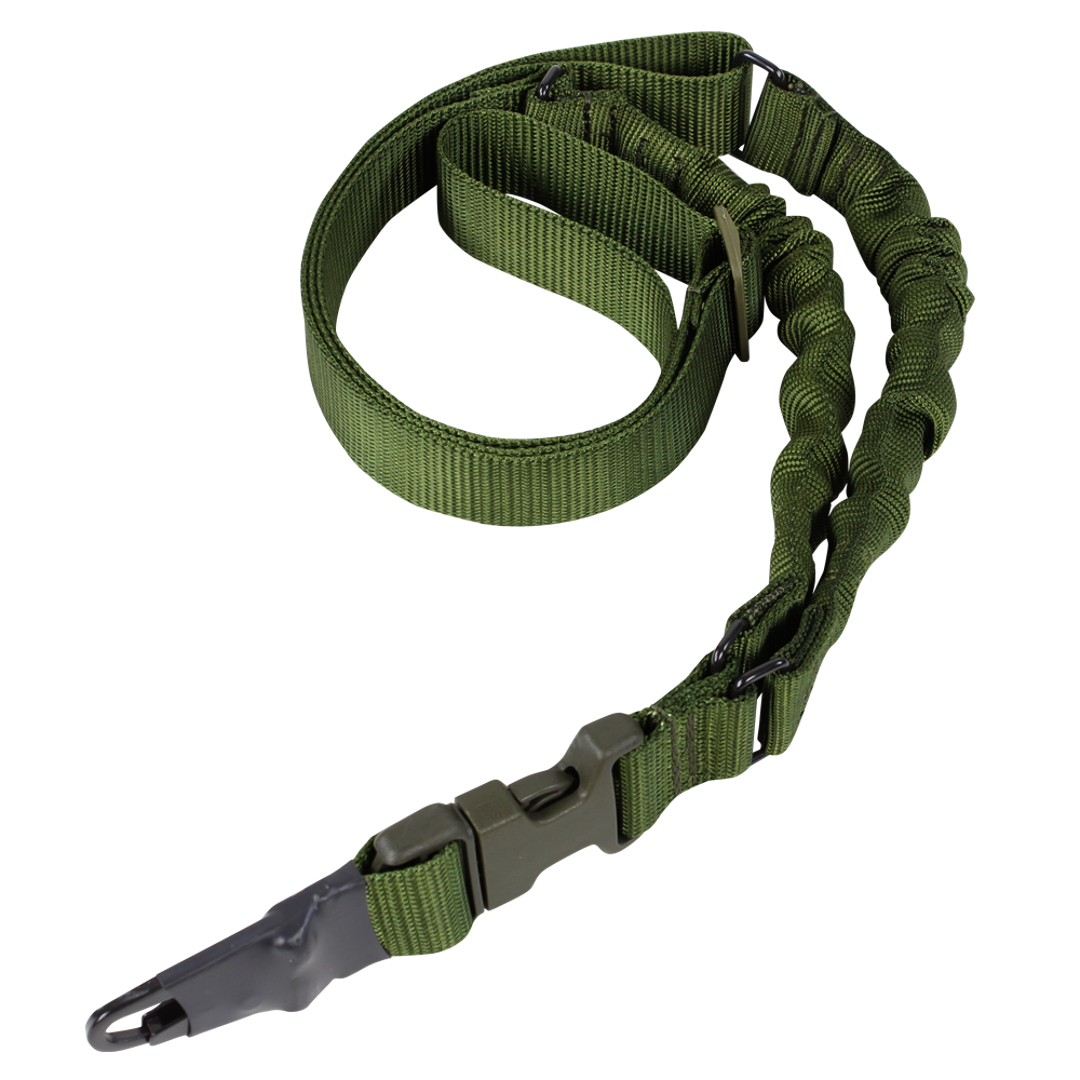 Sangle Condor — Adder Double Bungee 1-Point Sling — Vert olive