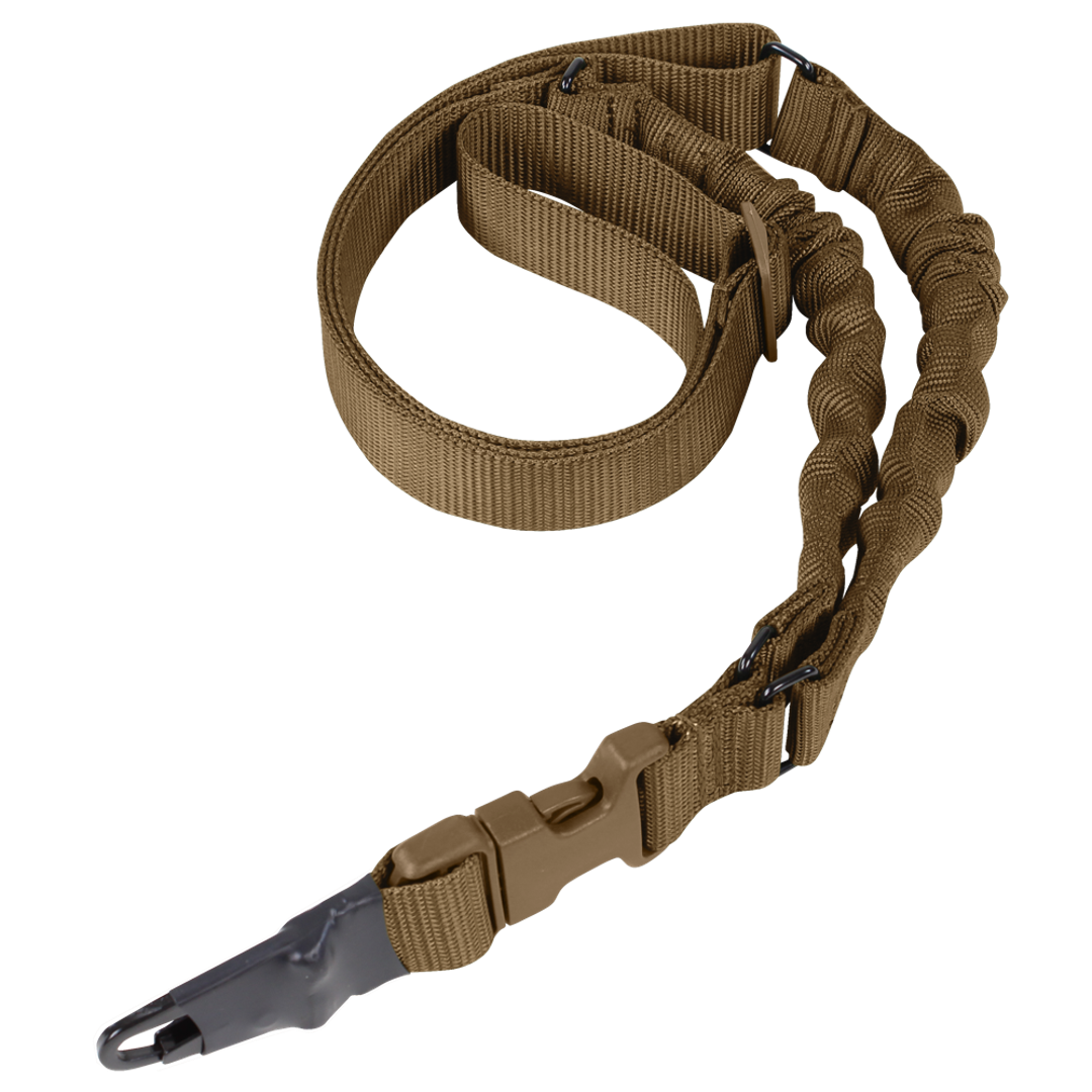 Sangle Condor — Adder Double Bungee 1-Point Sling — Brun coyote