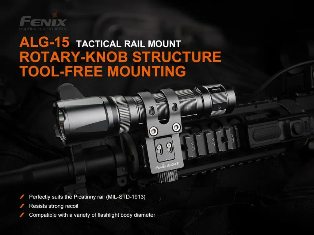 Fenix ALG-15 – Tactical Light Picatinny Rail Mount