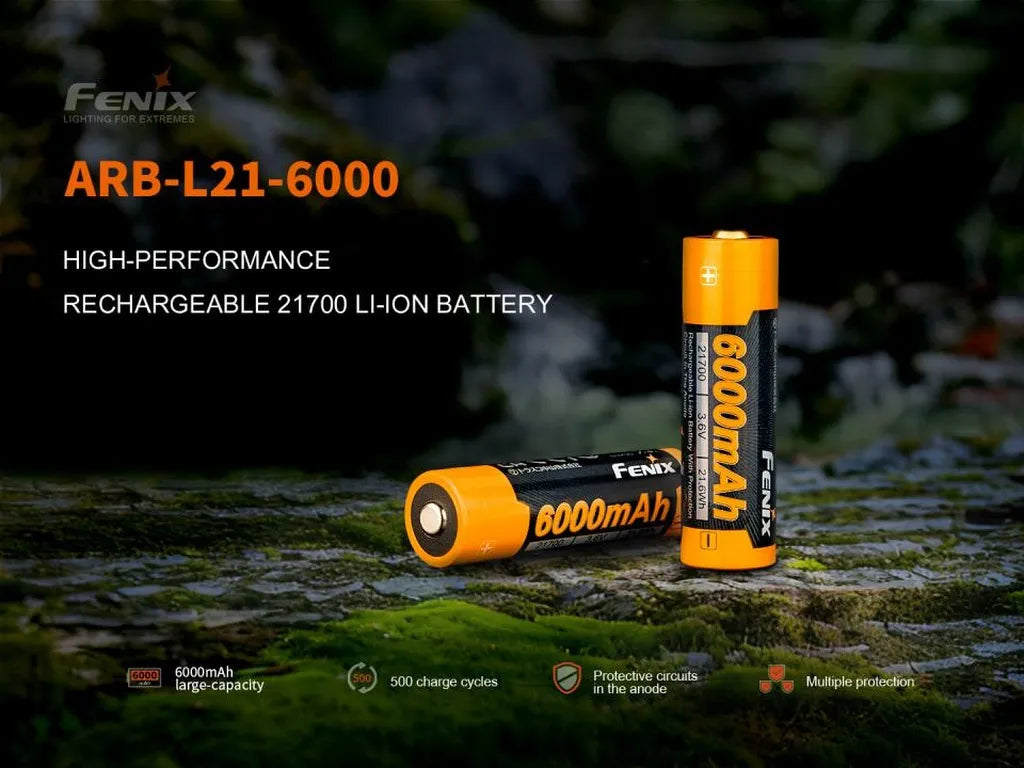 Fenix ARB-L21-6000  Limited Compatability – 6000mAh 21700 Battery
