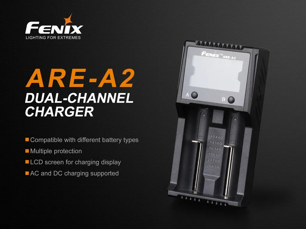 Fenix ARE-A2 – 2 Channels Battery Charger
