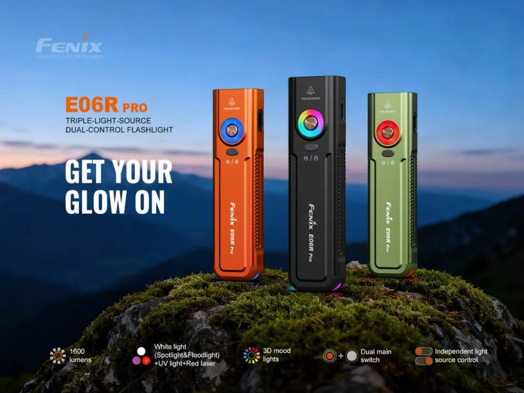 Fenix E06R Pro – Three-Light-Source Dual-Switch Control Flashlight