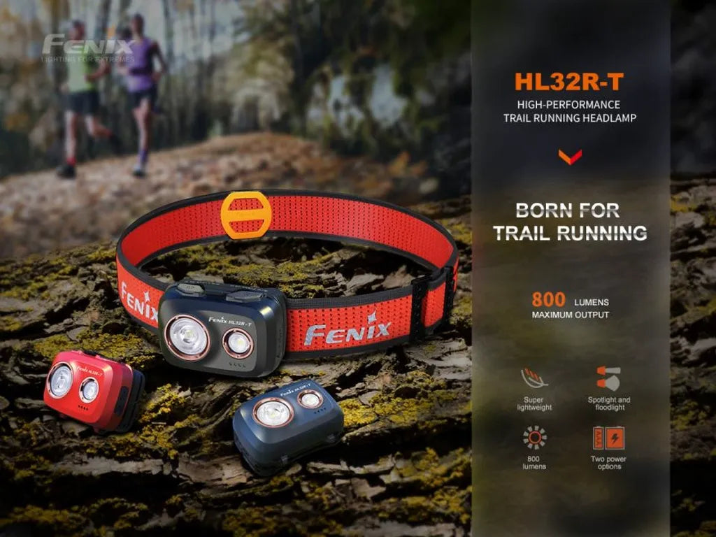 Fenix HL32R-T – High-Performance Lightweight Magnesium Trail Running Headlamp