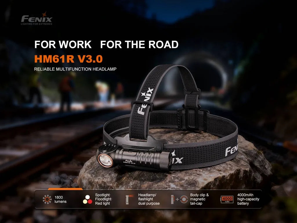 Fenix HM61R V3.0 – Multifunctional Detachable Headlamp