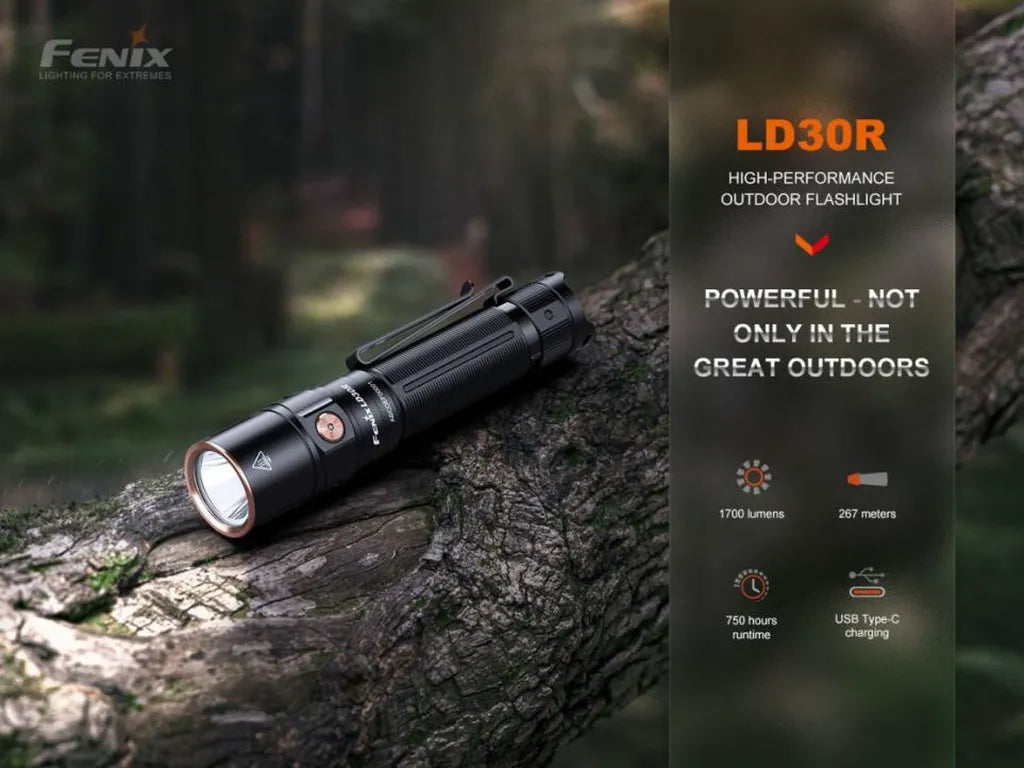Fenix LD30R – High-Performance Rechargeable Outdoor Flashlight