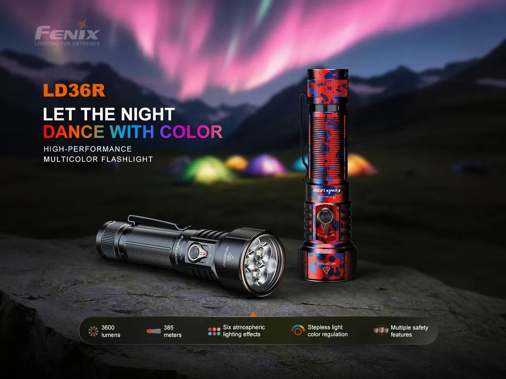 Fenix LD36R – High-Performance Multicolor Flashlight