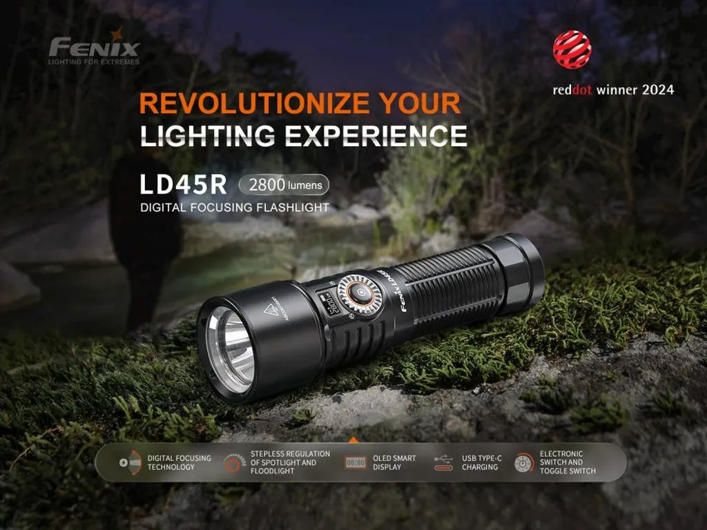Fenix LD45R – Digital Focusing Flashlight