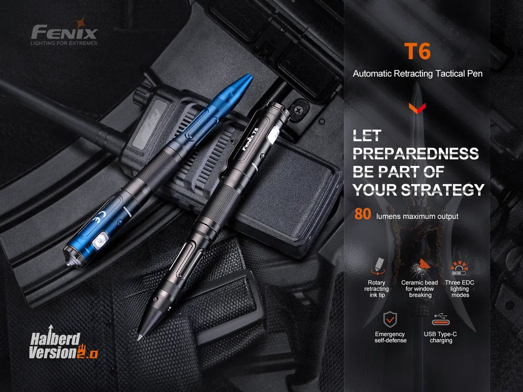 Fenix T6 – Tactical Pen with LED Lighting