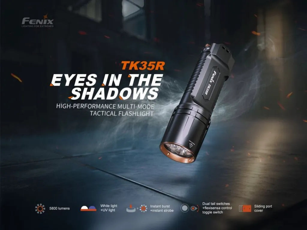 Fenix TK35R – High-performance Multi-mode Tactical Flashlight