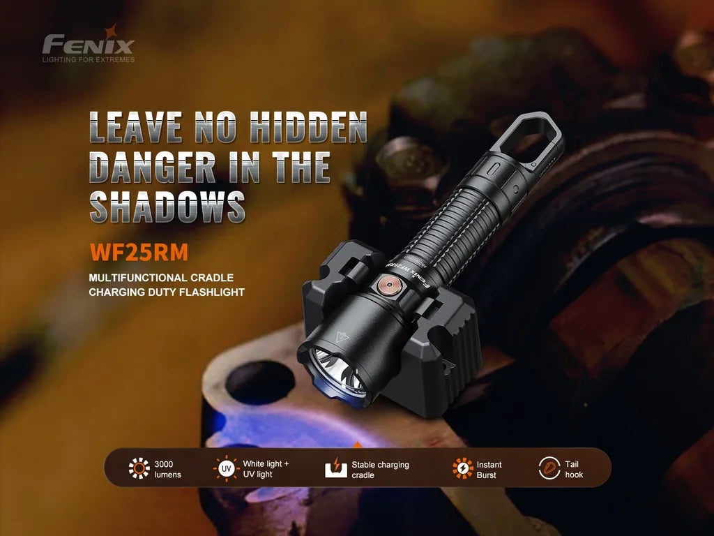 Fenix WF25RM – Multifunctional Cradle Charging Duty Flashlight