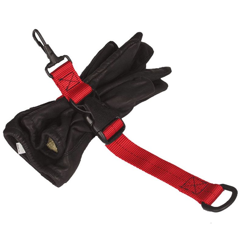 GLOVE STRAP FIRE FIGHTER/RED