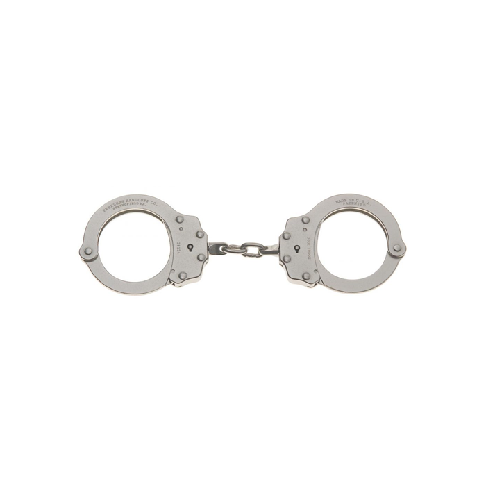 Model 700C Chain Link Handcuffs - Nickel Finish PEERLESS HANDCUFF COMPANY
