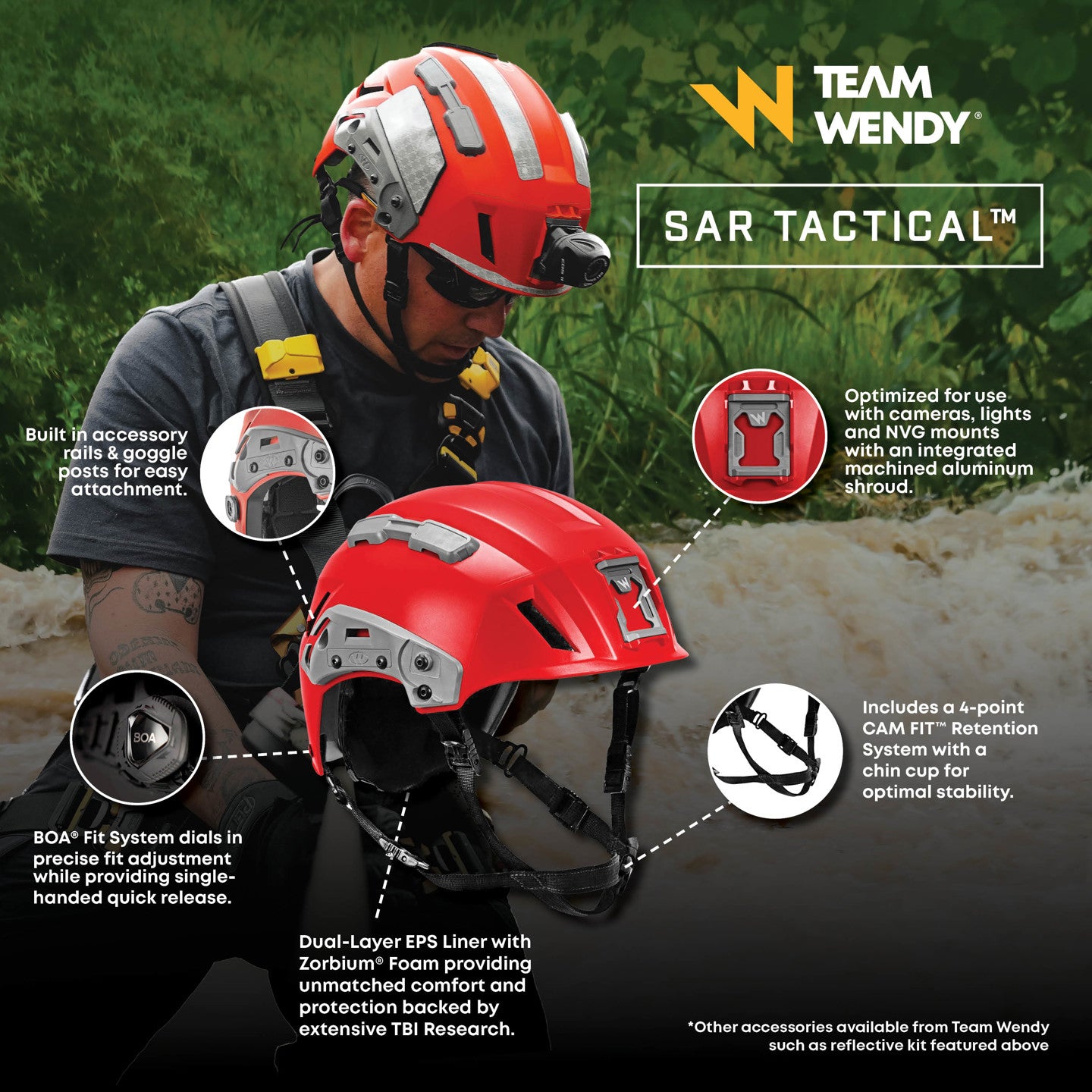 Casque Team Wendy SAR Tactique