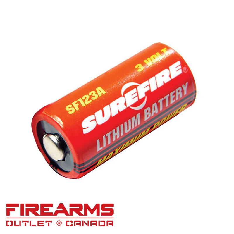 Piles SureFire 123A au lithium 3 V – Paquet de 6
